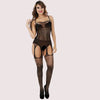 Midnight Grace Garter Bodystocking