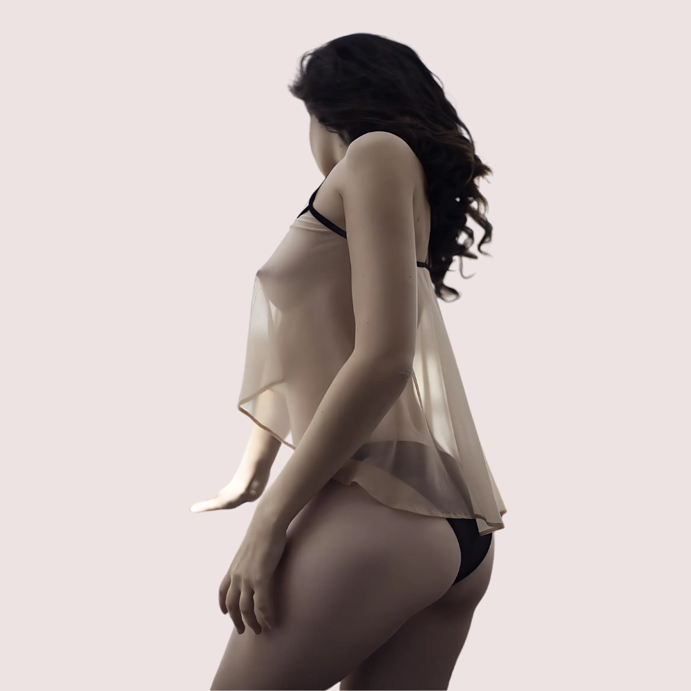 &quot;French Daina&quot; Seductive See Through Cami top