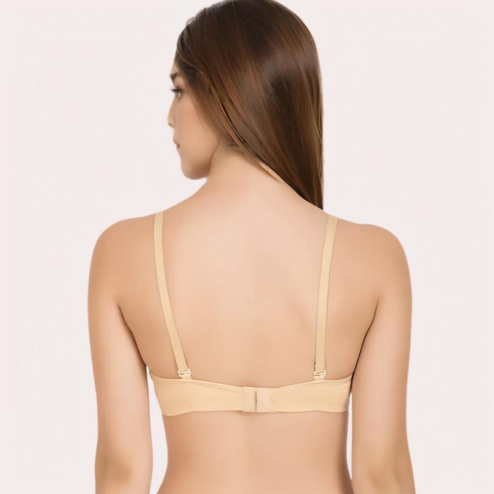 Vanilla Veil – Summer-Ready Beige Cotton Bra