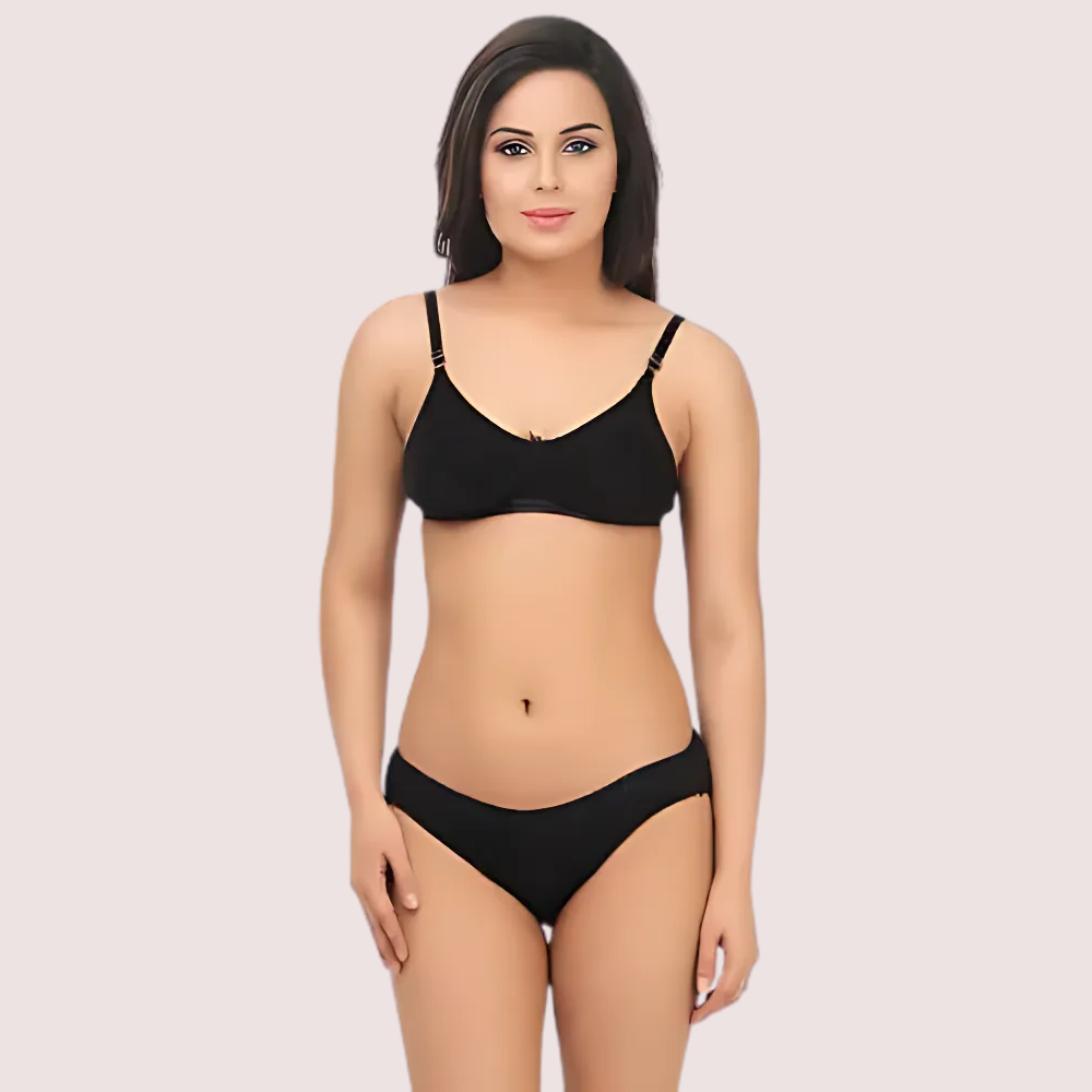 Black Absolute Everyday Bra Panty Set
