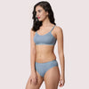 Wire-Free Women&#39;s Sports Bra Panty Set (2 pack)
