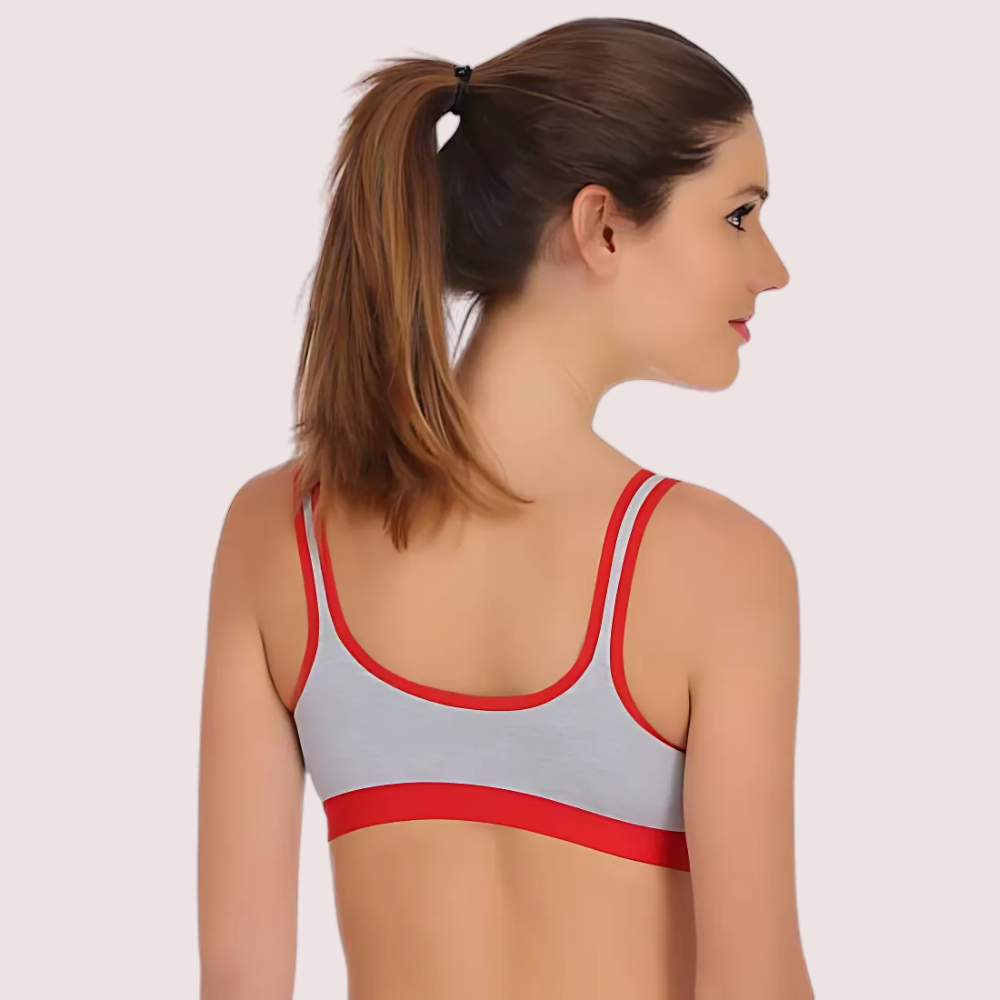 &quot;Medium&quot; Impact sports bra panty set pack of 3