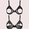 Daring &amp; Sexy Sheer Open Cup Bralette