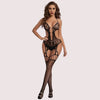 Obsidian Flame Garter Bodystocking