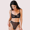 “Very sexy” fully See Through Seductive Bra and Thong Set